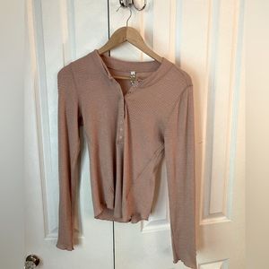 FP Movement waffle knit  top